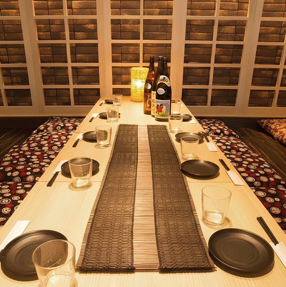 個室で記念日のお祝いを♪メッセージプレートをご用意します!