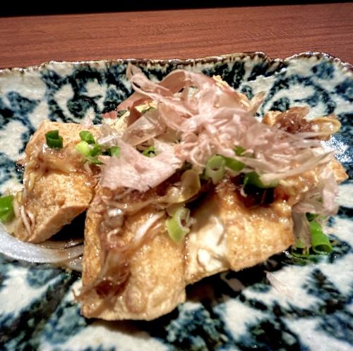 厚揚げ豆腐　特製香醤油
