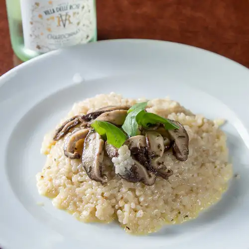 [Two types of exquisite risotto]