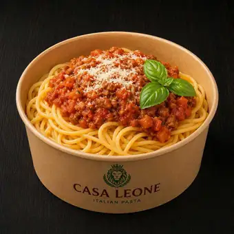 ラグーソースのスパゲッティ