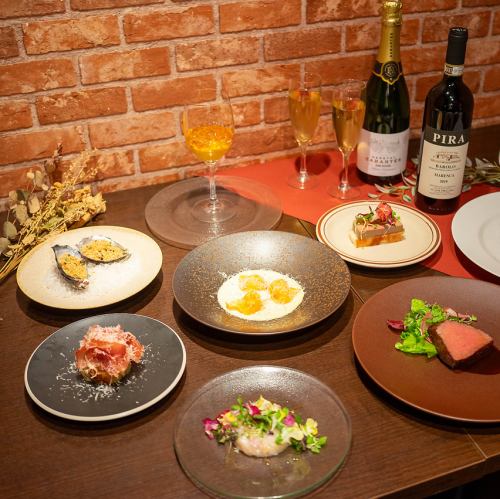 用途で選べるコース料理