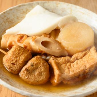 【月～木曜日限定・2H飲み放題付き】桜コース＜全7品＞串焼き盛り合わせや当店名物おでん入り♪