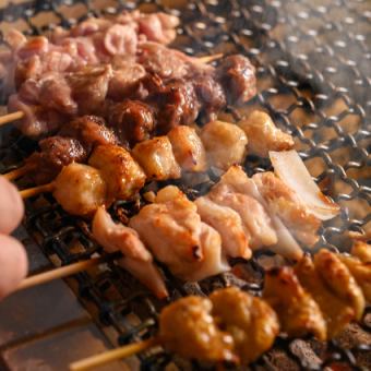 【2H飲み放題付き】◆当店1番人気◆ 梅コース＜全9品＞庄内名物いも煮や自慢の串盛りを是非！