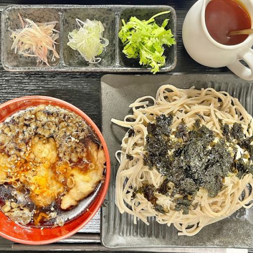 The most popular “addictive” “Nikuten” dipping grated soba