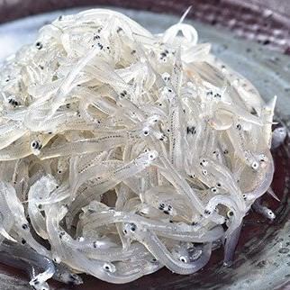 Yui's famous raw whitebait with vinegar miso and ginger