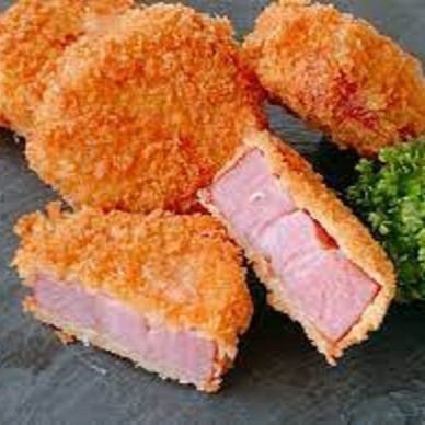 1 thick-sliced loin ham cutlet