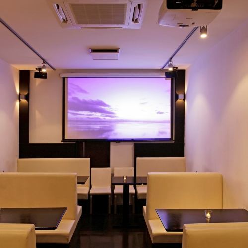 【プロジェクター完備】結婚式の二次会やスポーツ観戦に