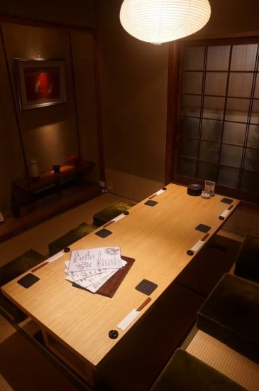 Please enjoy various dishes in a Japanese private room.
