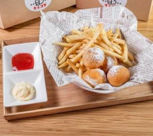 フライドポテト×チーズボール