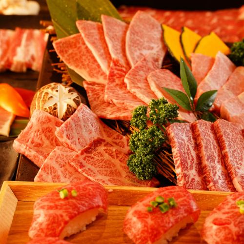 [Charcoal-grilled Tenryu] Offering high-quality Japanese black beef and all-you-can-eat ☆