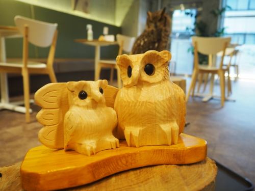 Owl goods also on sale ♪
