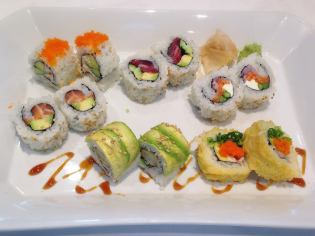 ★ American sushi roll assortment 12Pc