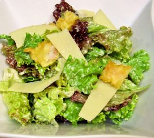 Homemade caesar salad