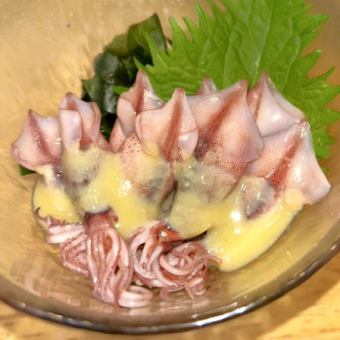 ホタルイカ（沖漬け・酢味噌がけ）