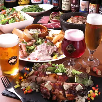 【平日が超お得!月~木限定!樽生3種飲み放題】『BEERMANリーズナブルコース120分飲み放題付』