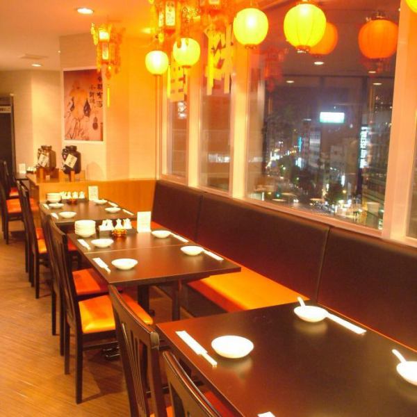 Because it is the 7th floor of the building, you can see the night view.Even for a date that doesn't matter ◎ If you want to eat and drink in Shinjuku Sanchome openly for banquets, there is also a Shanghai bar! There is also a banquet course of 2 hours to 3 hours! Gyoza dim sum ramen]