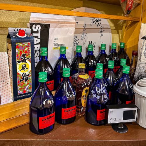 豊富なお酒のラインナップ