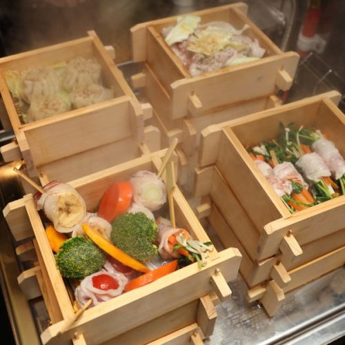 素材を活かしたせいろ蒸し