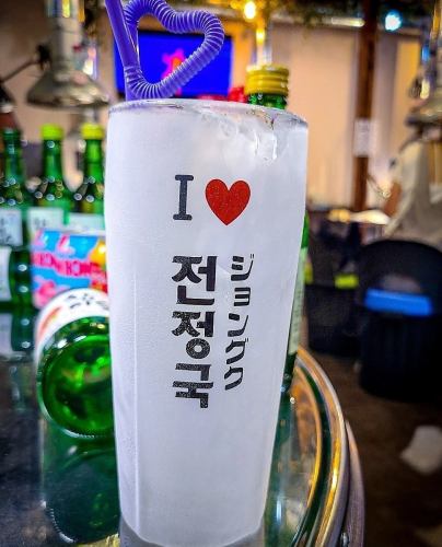 韓国美酢サワー♪可愛いグラスも空間を彩ります！
