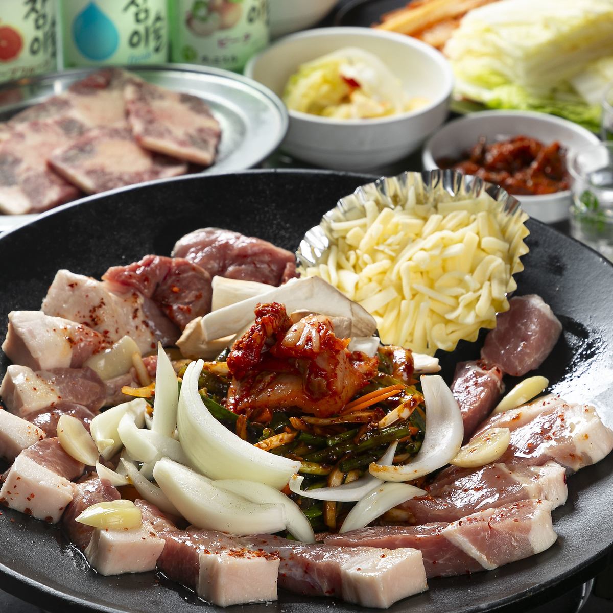 [Authentic Korean taste is here!] ☆Authentic Korean food x Charcoal-grilled Wagyu beef yakiniku☆