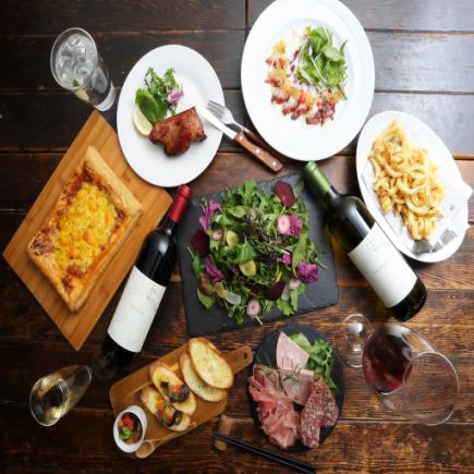 3時間飲放題！厳選食材を堪能するワンランク上の贅沢な宴会コース！6000円(税込)