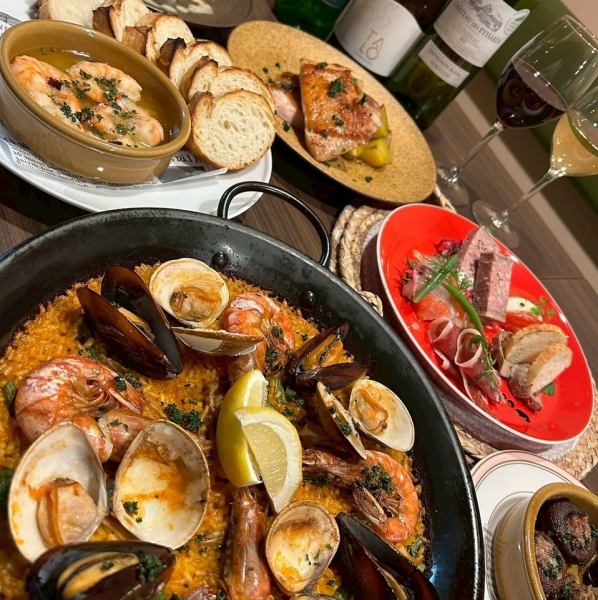 【パエリア3種類からチョイス♪】様々なシーンに最適◎Bコース