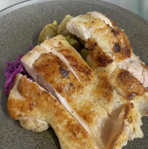 【皮パリッ！中ジューシー！】鶏もも肉のコンフィ