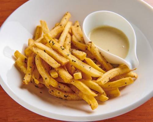 French fries with basil scent