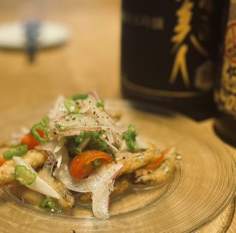 鰆の竜田揚げ　セビーチェ風