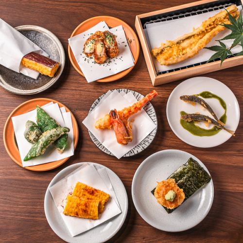 We recommend the Matsu course, which includes their signature tempura and side dishes.