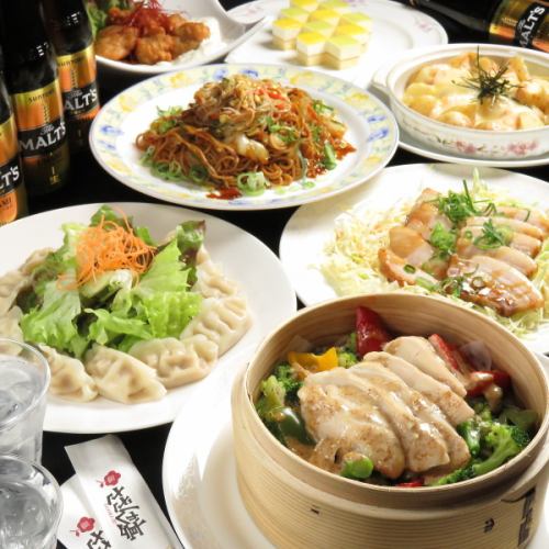 ビールを含む飲み放題が、すべてのコースでお楽しみ頂けます！