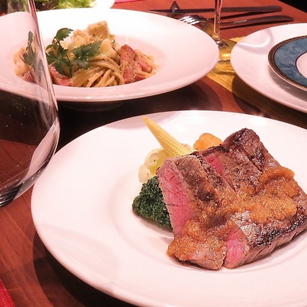 本店引以为豪的肉类料理！与葡萄酒绝配◎