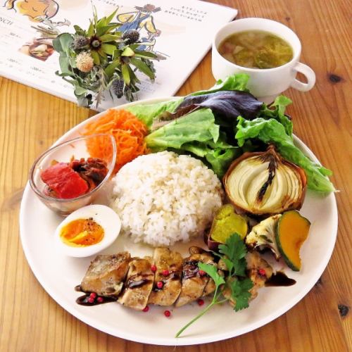 【1日限定20食】特別なランチタイムに♪季節のオーガニックプレートコース2,600円(税込)※要予約