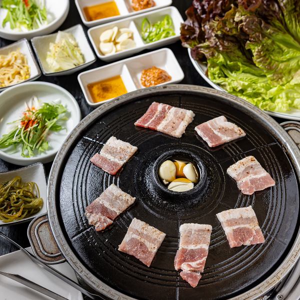 サムギョプサルセットで味わう本場の美味しさ