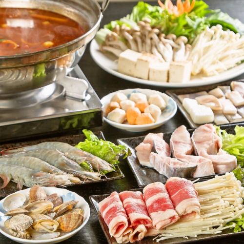 Seafood hotpot set