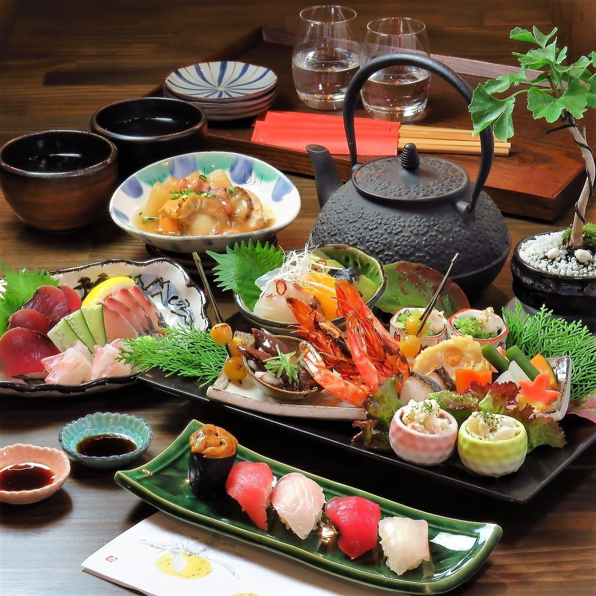There is a seafood course with 2 hours of all-you-can-drink ★ Enjoy your favorite cup of seasonal ingredients ♪