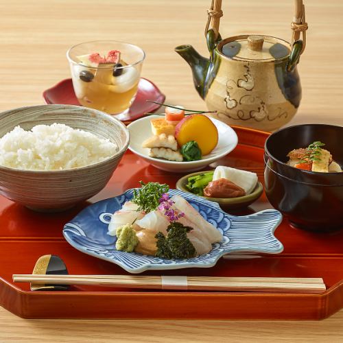 阿波の味覚が愉しめる、【ます膳のランチ】はいつもとは一味違う、少し贅沢なランチタイムに最適です