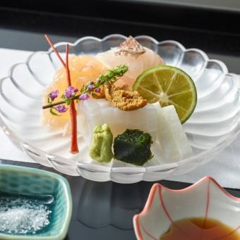 【盃 さかずき 会席（梅）】お酒を愛する方へ捧げる、厳選された料理【約5品】（予約制）