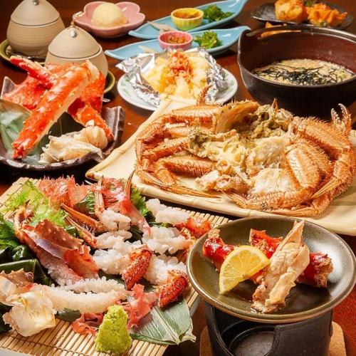 【深受遊客歡迎的No.1！】螃蟹套餐15,000日元（含稅）