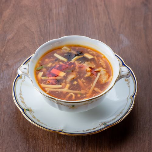 Szechuan hot and sour soup for 1 person