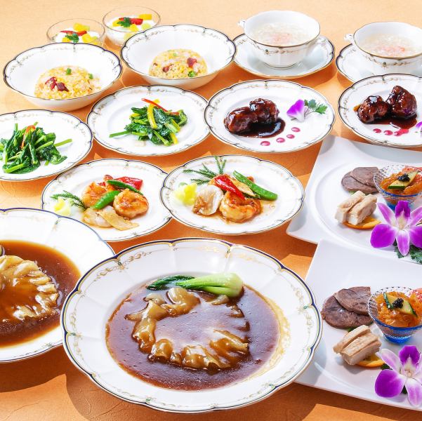 厳選材料で作る種類豊富な中華料理