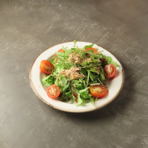 有機野菜のシンプルサラダ