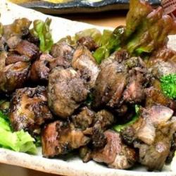 地鶏の炭火焼き