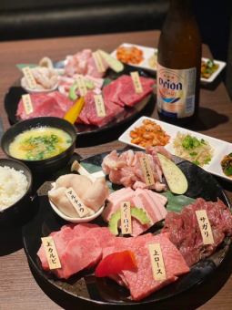 ◆宫古牛宴会套餐◆12道菜品合计7,900日元（含税）