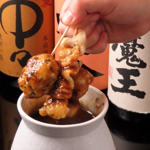 壹名物の串焼き！