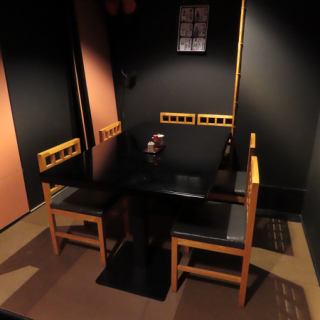 【完全個室】テーブル6名席をご用意♪完全個室だから安心してお食事をお愉しみ頂けます♪