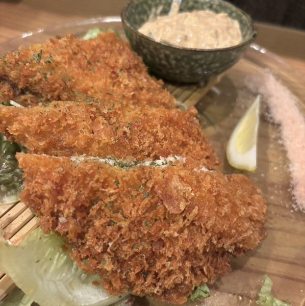 【海鮮だけじゃない!フライもご用意しております!】店長おすすめアジのフライ盛り合わせ