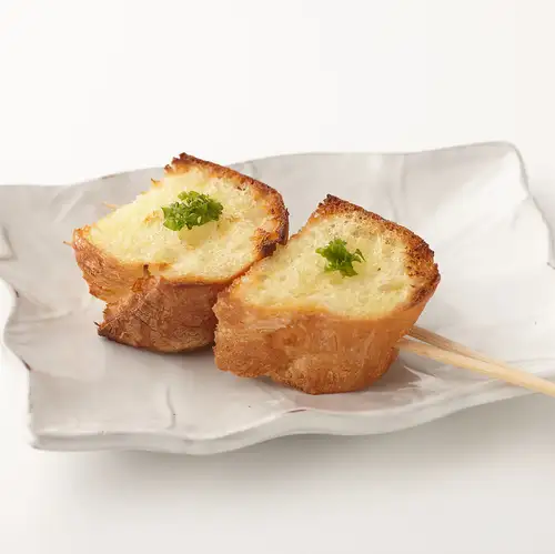 Garlic toast skewers