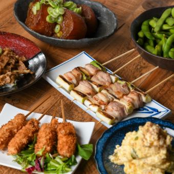 【飲み足りない方へ！】串やどて煮もついた二次会コース＜120分飲み放題＞3000円