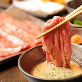 【極上佐賀牛 サーロインのしゃぶしゃぶコース】全8品7800円